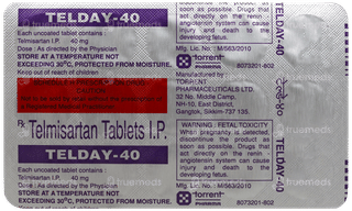 Telday 40 Tablet 15