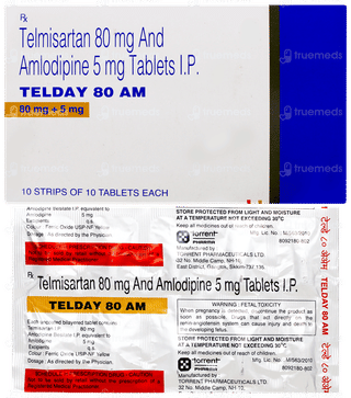 Telday 80 Am Tablet 10
