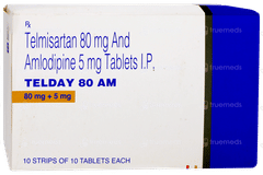 Telday 80 Am Tablet 10 Telday 80 Am Tablet 10