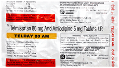 Telday 80 Am Tablet 10 Telday 80 Am Tablet 10