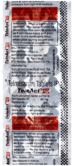 Teleact 40 Tablet 10