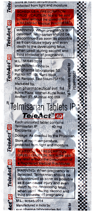 Teleact 40 Tablet 10
