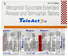 Teleact Beta 25 Tablet 10