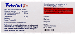 Teleact Beta 50 Tablet 10