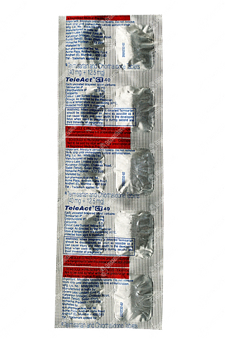 Teleact Ct 40/12.5 MG Tablet 10