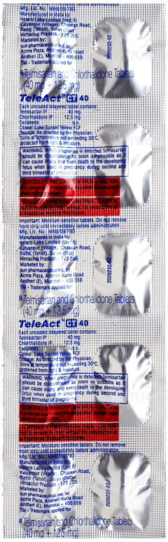 Teleact Ct 40 Tablet 10 Teleact Ct 40 Tablet 10
