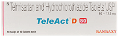 Teleact-D 80/12.5 Mg Tablet 10