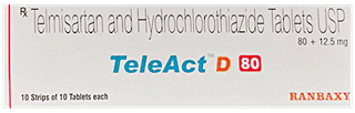Teleact-D 80/12.5 Mg Tablet 10