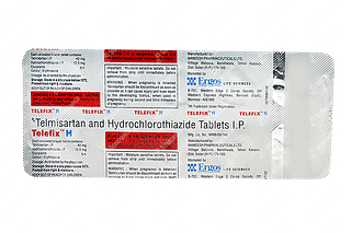 Telefix H 40/12.5 MG Tablet 10