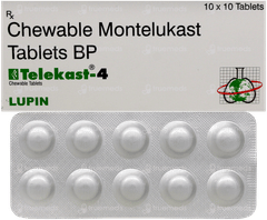 Telekast 4 Chewable Tablet 10 Telekast 4 Chewable Tablet 10