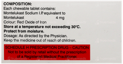 Telekast 4 Chewable Tablet 10 Telekast 4 Chewable Tablet 10