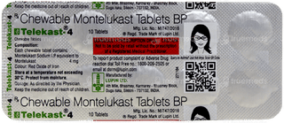 Telekast 4 Chewable Tablet 10