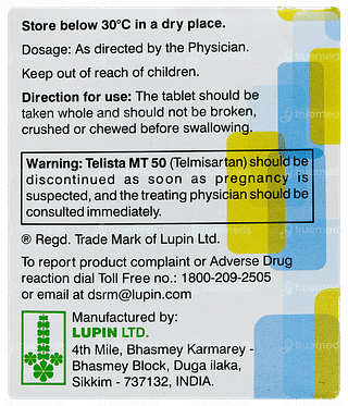 Telista Mt 50 Tablet 15