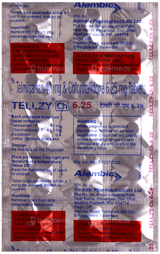 Tellzy Ch 6.25 Tablet 15