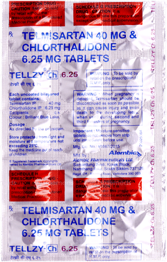 Tellzy Ch 6.25 Tablet 15 Tellzy Ch 6.25 Tablet 15