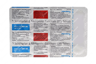 Tellzy Mt 40/50 MG Tablet Er 15