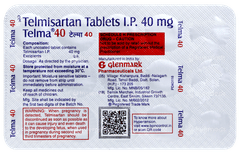 Telma 40 Tablet 15 Telma 40 Tablet 15