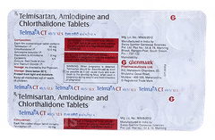 Telma Act 40/5/12.5 Tablet 10 Telma Act 40/5/12.5 Tablet 10