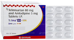 Telma 80 Am Tablet 15
