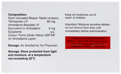 Telma 80 Am Tablet 15 Telma 80 Am Tablet 15