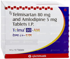 Telma 80 Am Tablet 15 Telma 80 Am Tablet 15