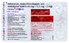 Telma Amh 40 Tablet 15 Telma Amh 40 Tablet 15