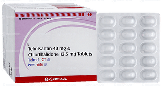 Telma Ct 40/12.5 Tablet 15