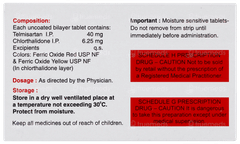 Telma Ct 40/6.25 Tablet 15