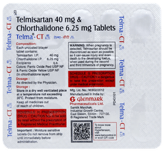 Telma Ct 40/6.25 Tablet 15