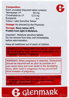 Telma Ct 80/12.5 Tablet 15 Telma Ct 80/12.5 Tablet 15