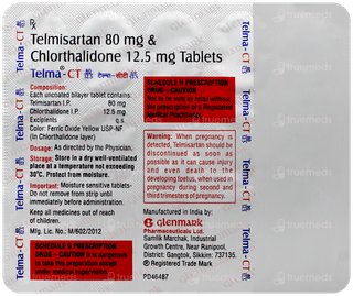 Telma Ct 80/12.5 Tablet 15