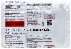 Telma Ln 40 Tablet 15 Telma Ln 40 Tablet 15