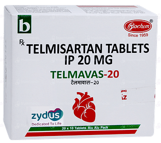 Telmavas 20 Tablet 10