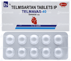 Telmavas 40 Tablet 10