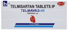 Telmavas 40 Tablet 10