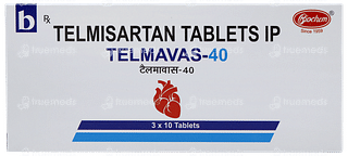 Telmavas 40 Tablet 10