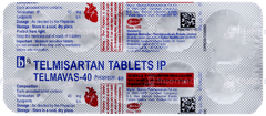 Telmavas 40 Tablet 10