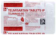 Telmavas 80 Tablet 10 Telmavas 80 Tablet 10