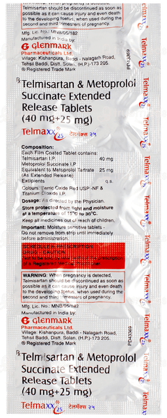 Telmaxx 25 Tablet 10 Telmaxx 25 Tablet 10