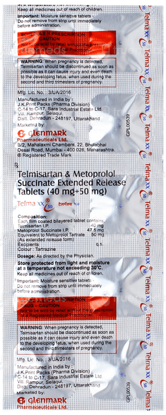 Telmaxx 50 Tablet 10