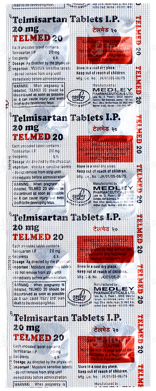 Telmed 20 Tablet 10