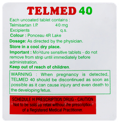 Telmed 40 Tablet 10