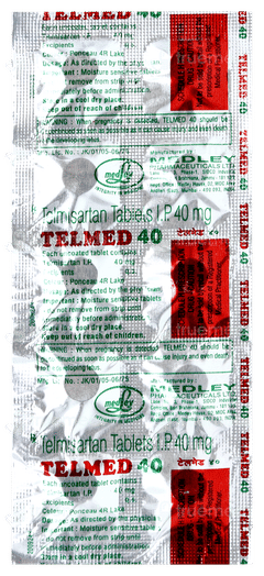Telmed 40 Tablet 10