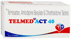 Telmed Act 40 Tablet 10 Telmed Act 40 Tablet 10