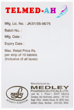 Telmed Ah Tablet 10 Telmed Ah Tablet 10