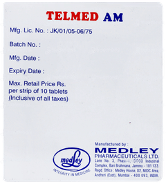 Telmed Am Tablet 10 Telmed Am Tablet 10