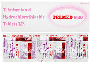 Telmed H 80 Tablet 10