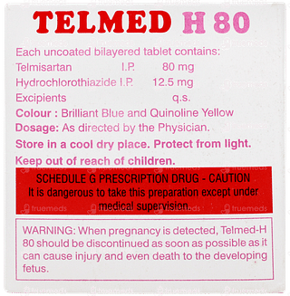 Telmed H 80 Tablet 10