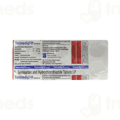Telmedip H 40/12.5 MG Tablet 10 Telmedip H 40/12.5 MG Tablet 10
