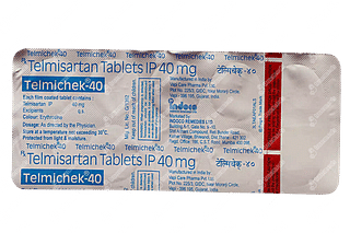 Telmichek 40 MG Tablet 10